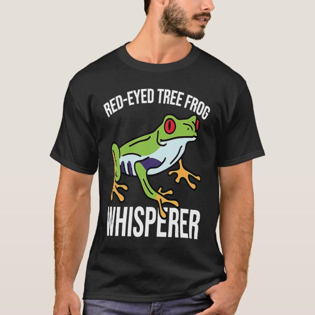 Red Eyed Tree Frog Whisperer T-Shirt (Front)