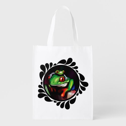 Red Eyed Tree Frogs Enviro Conscious Shopping Bag
