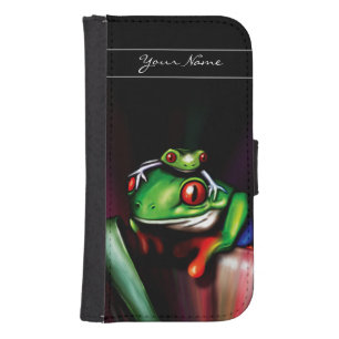 Red Eyed Tree Frogs Galaxy S4 Wallet Case