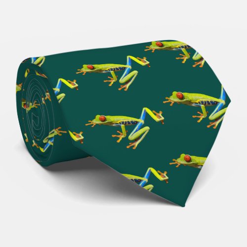 Red eyed tree frogs tie