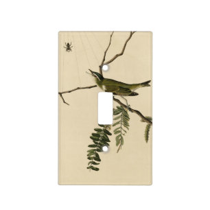 Red-eyed Vireo from Audubon's Birds of America Light Switch Cover