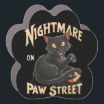 Red Eyes and Scary Shadows Car Magnet<br><div class="desc">Don't miss our unique design that blends horror,  fantasy and classic comic art for cat lovers,  with its attractive details and creative flair,  it adds an exciting touch to your celebrations. Enjoy an unforgettable artistic experience - get it now!</div>