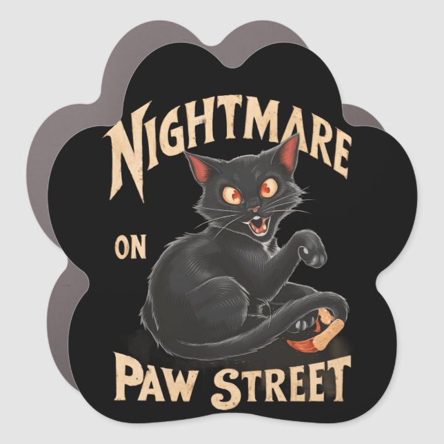 Red Eyes and Scary Shadows Car Magnet (Front)