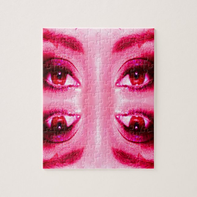 Red Eyes Jigsaw Puzzle (Vertical)