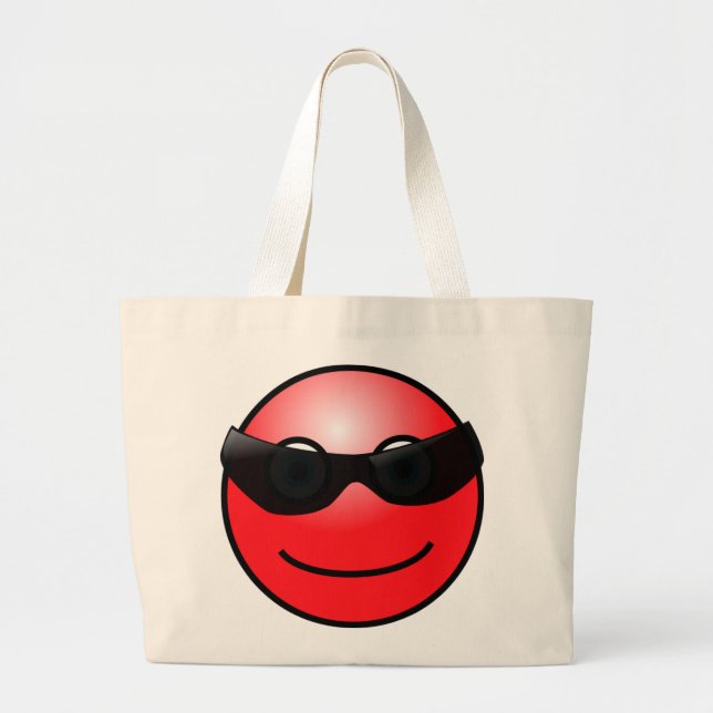 Red Face Tote Bag (Front)