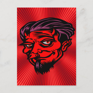 Red Faced Devil Postcard