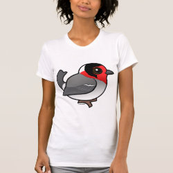 Red-faced Warbler Women's American Apparel Fine Jersey Short Sleeve T-Shirt