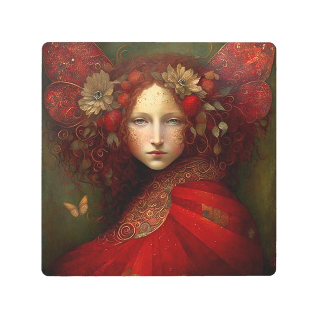 Red Fairy Fantasy Art (Front)