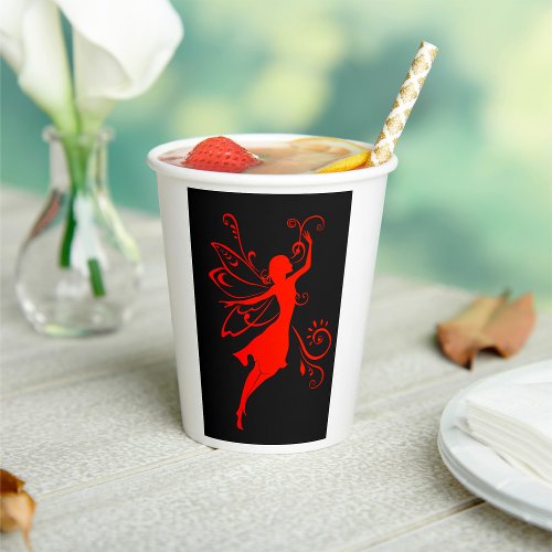Red Fairy Paper Cups