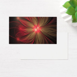 Red fansy fractal flower 