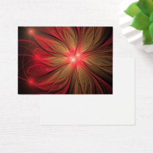 Red fansy fractal flower 
