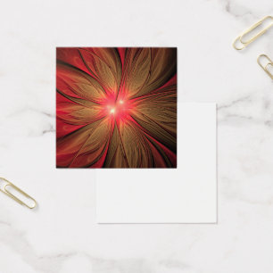 Red fansy fractal flower  