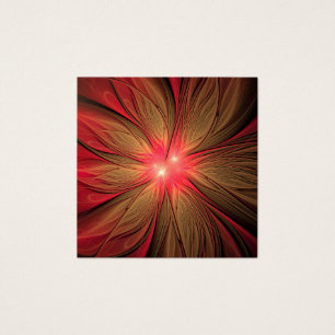 Red fansy fractal flower 