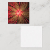 Red fansy fractal flower