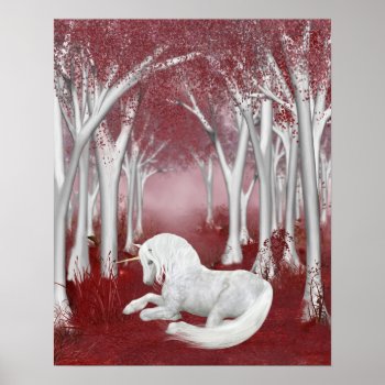 Red Fantasy Poster by deemac2 at Zazzle