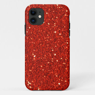 Red Faux Glitter Case-Mate iPhone 5 Case