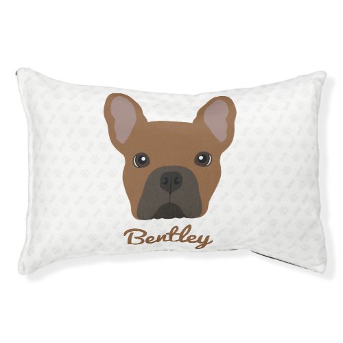 Red Fawn French Bulldog Pet Bed