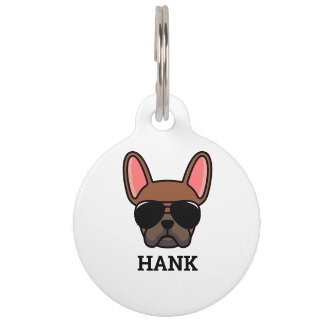 French bulldog id tag top