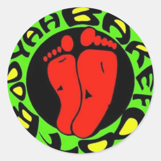 red feet sticker