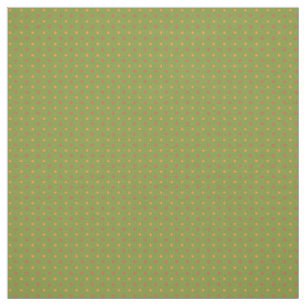 Red Field Poppies Snazzy Polka Dots Fabric
