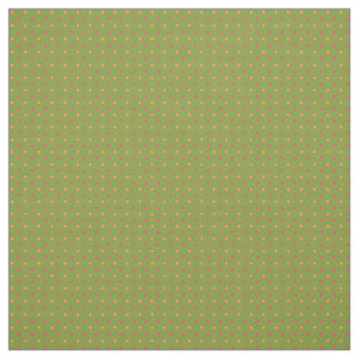 Red Field Poppies Snazzy Polka Dots Fabric