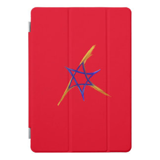 Red Fiery Star of David Ipad Case