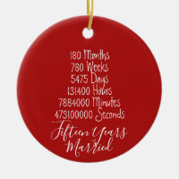 Red Fifteenth Anniversary 15th