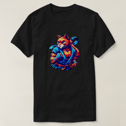Red fighting cat T_Shirt