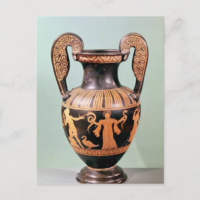 Red-figure volute krater postcard (Front)