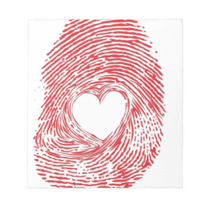 red-fingerprint-with-heart notepad