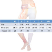 Red Fire Agate Yoga Legging-Fold Over Waist (Size Chart)