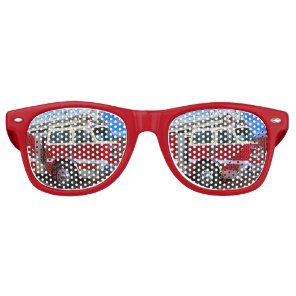 Red Fire Engine Retro Sunglasses