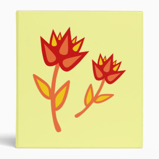 Red Fire Flower Binder