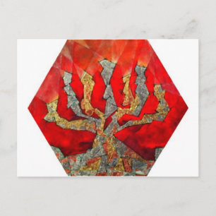Red Fire Postcard