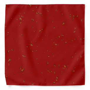 Red Fire Sparks Overlay Your Photo Bandana