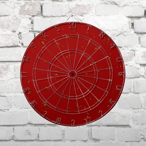 Red Fire Sparks Overlay Your Photo Dart Board