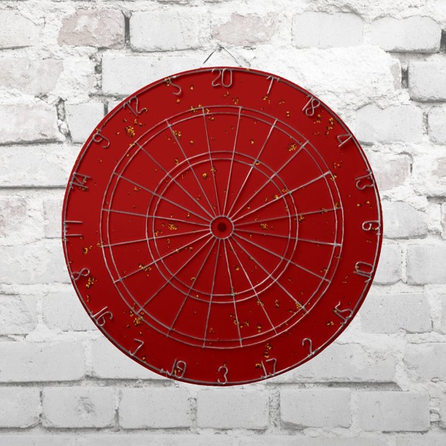 Red Fire Sparks Overlay Your Photo Dart Board (Creator Uploaded)