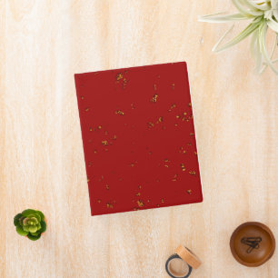 Red Fire Sparks Overlay Your Photo Mini Binder