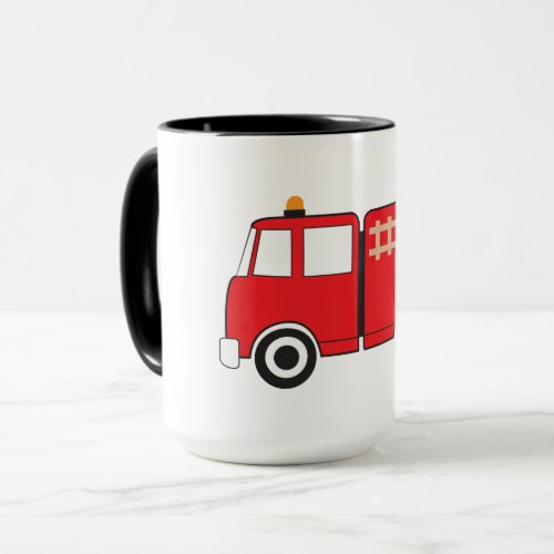Red Fire Truck Mug