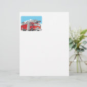 Red Fire Truck or Fire Engine (Standing Front)