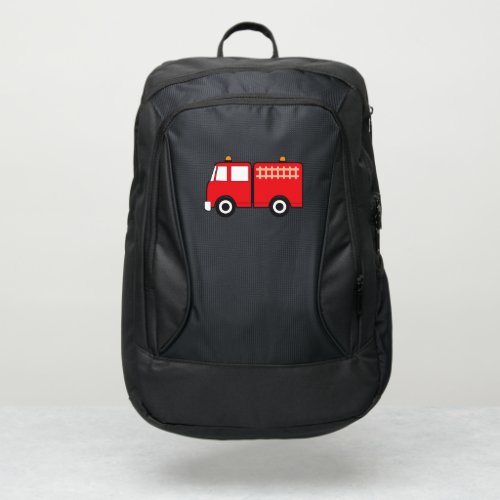 Red Fire Truck Port Authority Backpack