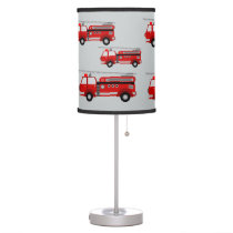 Red fire truck table lamp Red fire truck table lamp