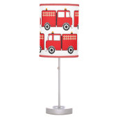 Red Fire Truck Table Lamp (Front)