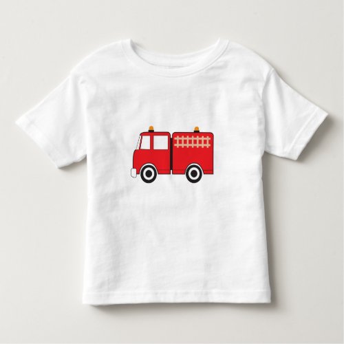 Red Fire Truck Toddler T_shirt