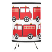 Red Fire Truck Tripod Lamp (Left)