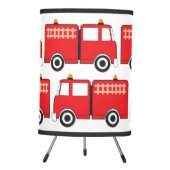 Red Fire Truck Tripod Lamp (Front)