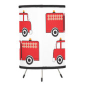 Red Fire Truck Tripod Lamp (Back)