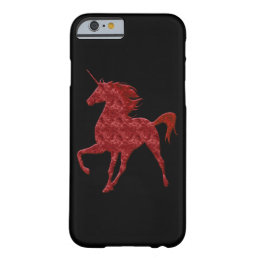 Red Fire Unicorn iPhone 6 Case