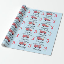Red Firefighter Alarm Firetruck Birthday Supplies