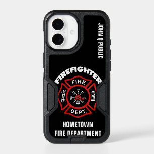 Red Firefighter Name Template iPhone 17 Case